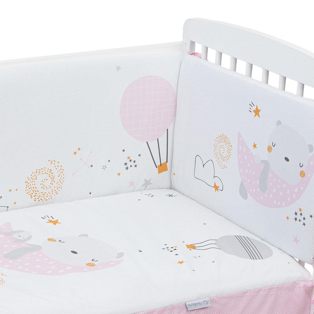 Edredón con Protector Cuna Volare Rosa Chic - Nanetes #