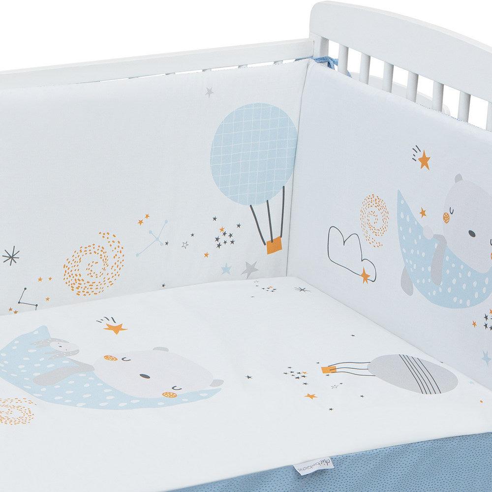 Edredón con Protector Cuna Volare Azul Chic - Nanetes