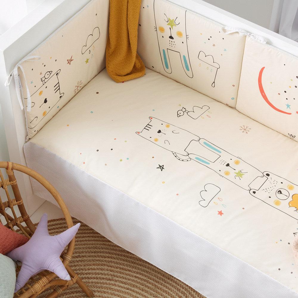 Edredón con Protector Cuna Funny Chic - Nanetes #