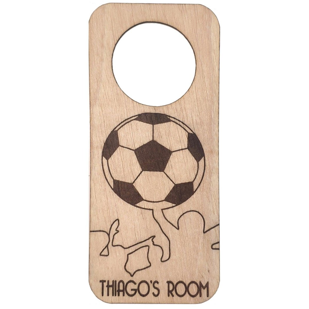 Colgador Puerta Personalizado Fútbol - Nanetes
