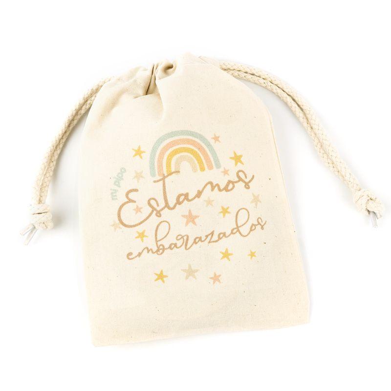 Placas Embarazo cumplemeses Arco Iris - Nanetes #