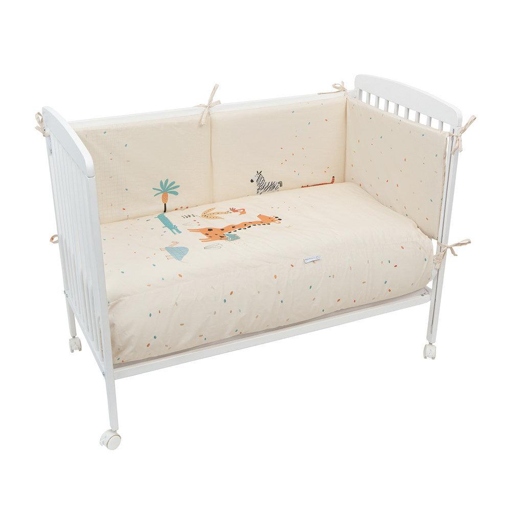 Edredón con Protector Cuna Kenia Pirulos - Nanetes #