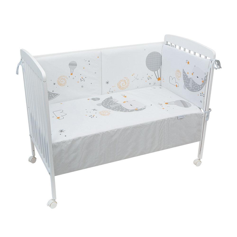 Edredón con Protector Cuna Volare Gris Chic - Nanetes #