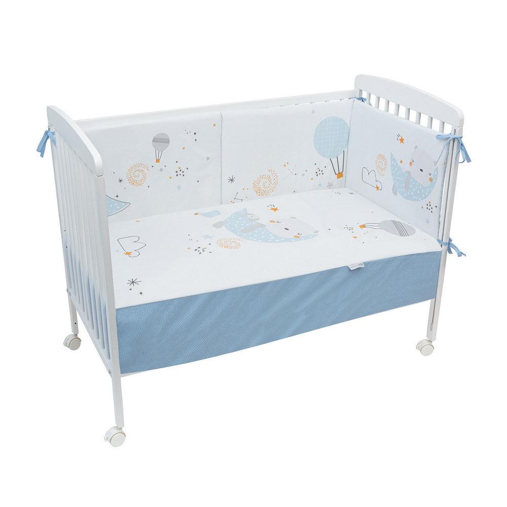 Edredón con Protector Cuna Volare Azul Chic - Nanetes