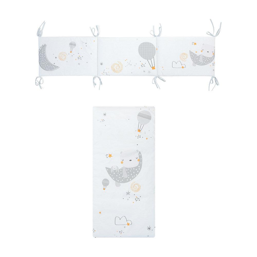 Edredón con Protector Cuna Volare Gris Chic - Nanetes #