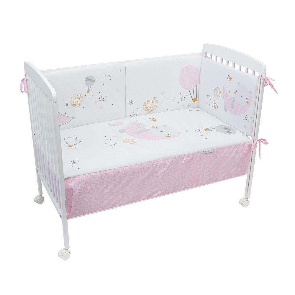 Edredón con Protector Cuna Volare Rosa Chic - Nanetes #