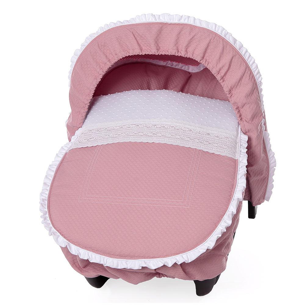 Funda Cubre Capazo Jane Muum Estampado Lunares - Textil Bebé