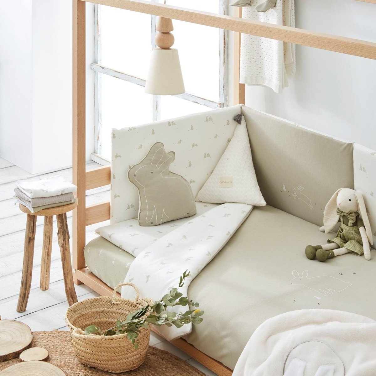 Funda nórdica y chichonera Bunny Bimbi - Nanetes