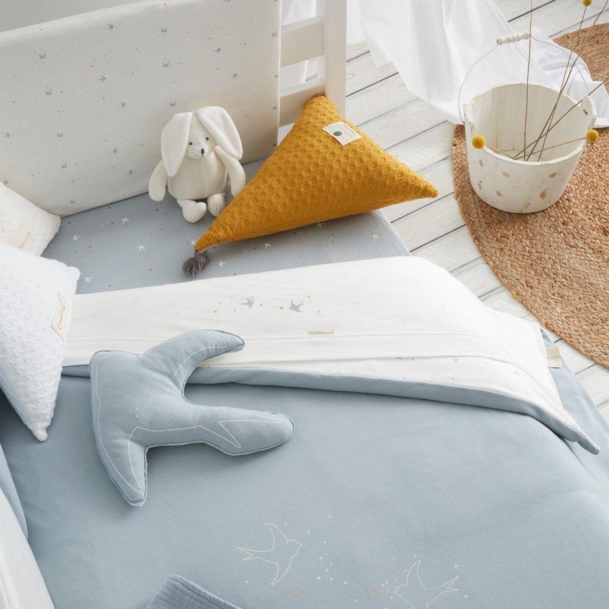 Funda nórdica y chichonera Spring Bimbi - Nanetes