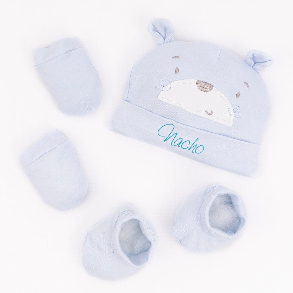 Pack Paritorio Gorrito Oso Personalizado - Nanetes