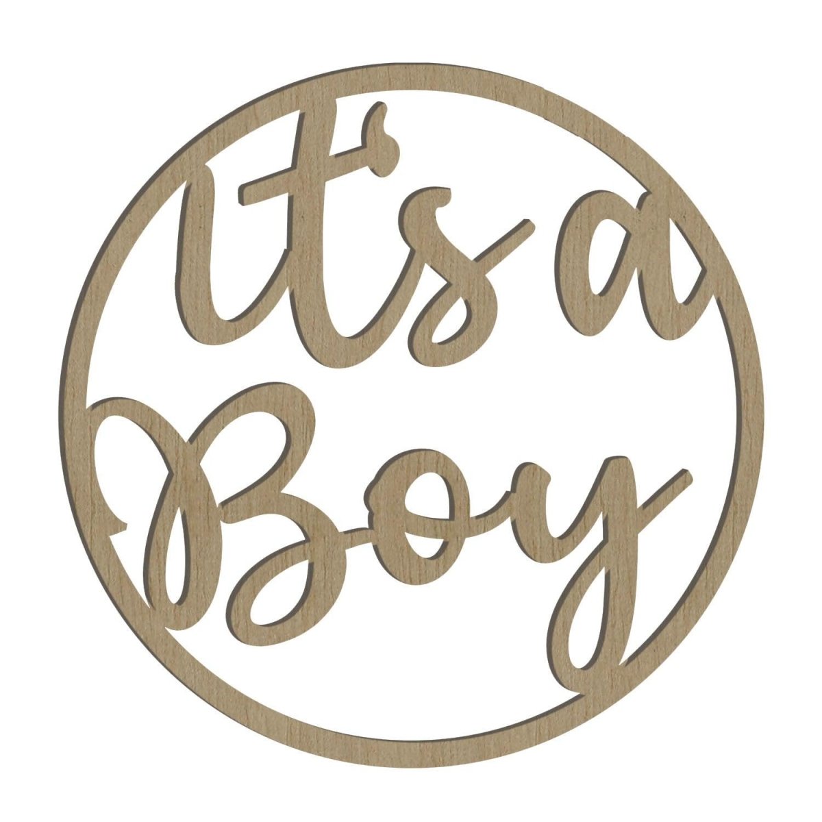 Letras de madera It's a Boy Redonda - Nanetes