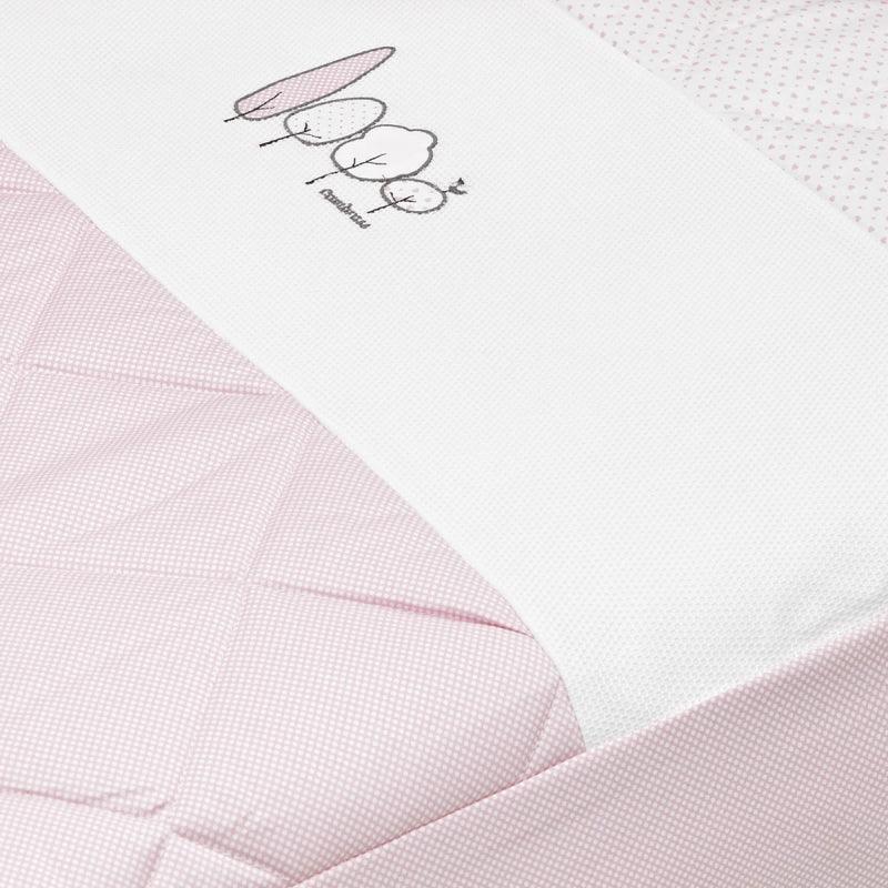Edredón con protector essentia rosa Cambrass - Nanetes #