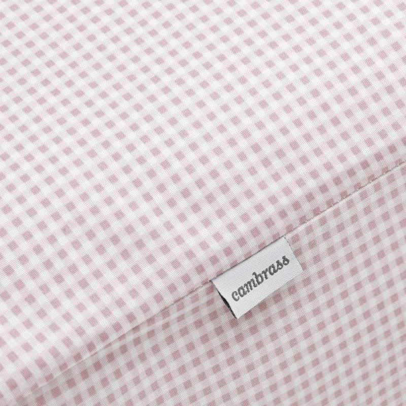 Cuna con protector Vichy Rosa Cambrass - Nanetes #