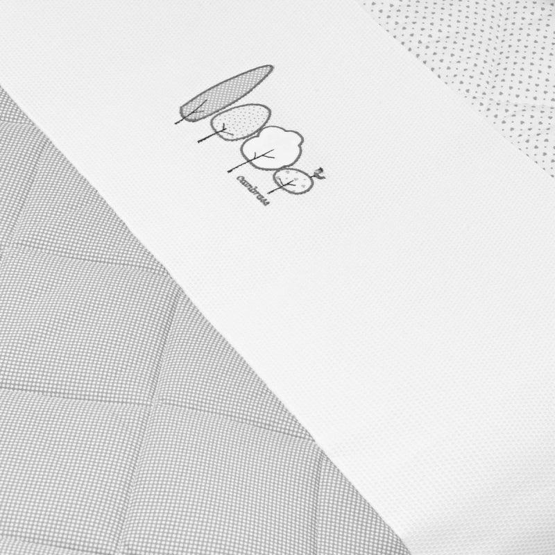 Funda nórdica con protector essentia gris Cambrass - Nanetes #