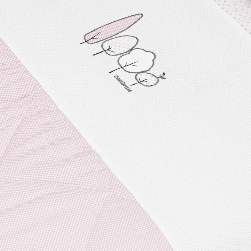 Funda nórdica con protector essentia rosa Cambrass - Nanetes #