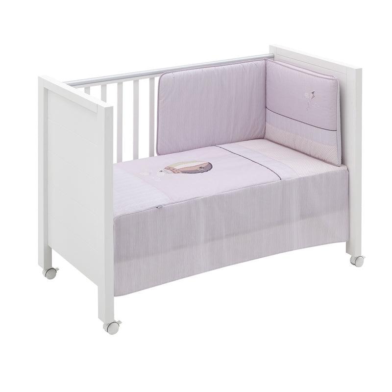 Edredon con protector Cuna Globo Lavanda Cambrass - Nanetes #