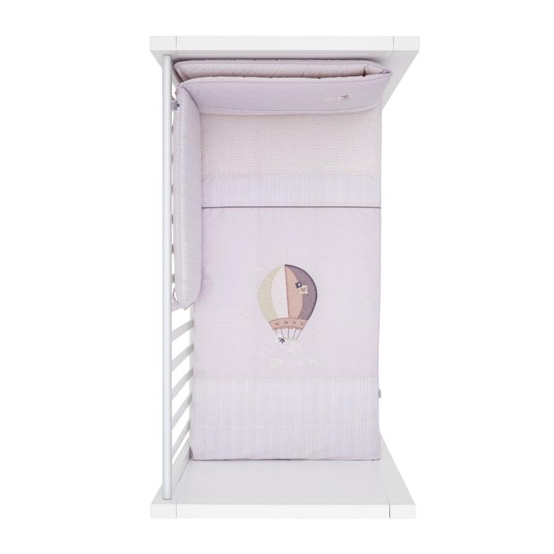 Edredon con protector Cuna Globo Lavanda Cambrass - Nanetes #