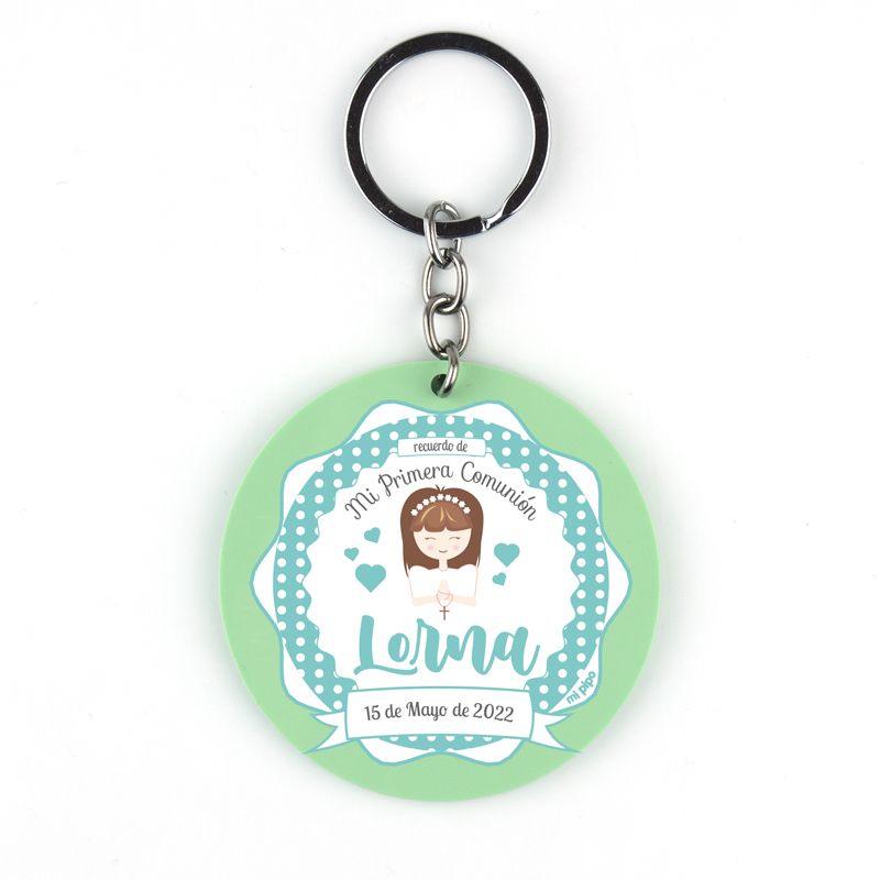 Llavero Detalle Comunion niña - Nanetes #