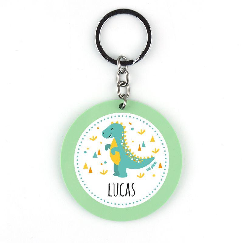 Llavero Metacrilato Personalizado Dino Pipo - Nanetes #