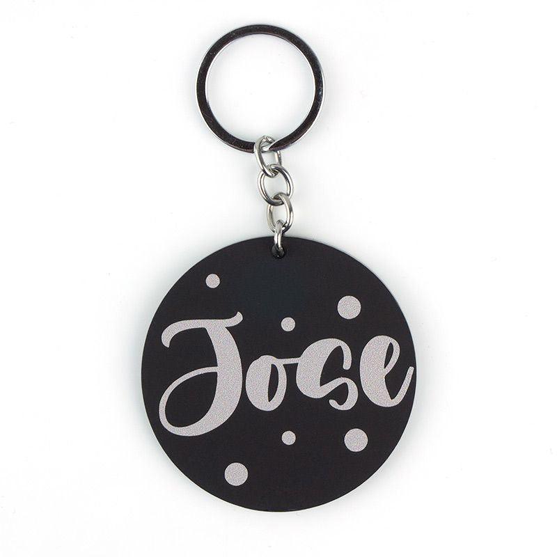 Llavero Personalizado Negro Puntitos Mi Pipo - Nanetes #