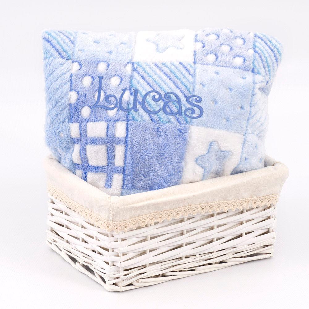 Manta Bebé Personalizada Patchwork - Nanetes Gamberritos