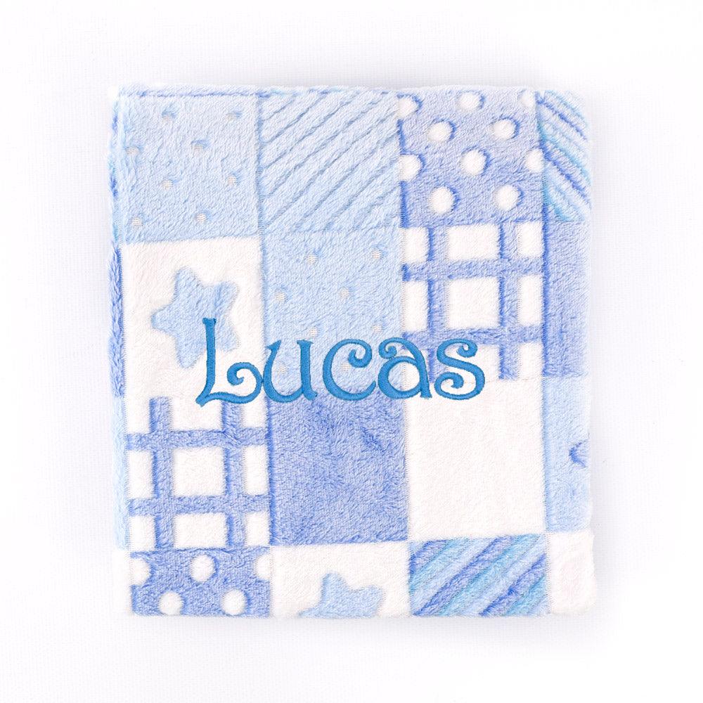 Manta Bebé Personalizada Patchwork - Nanetes Gamberritos