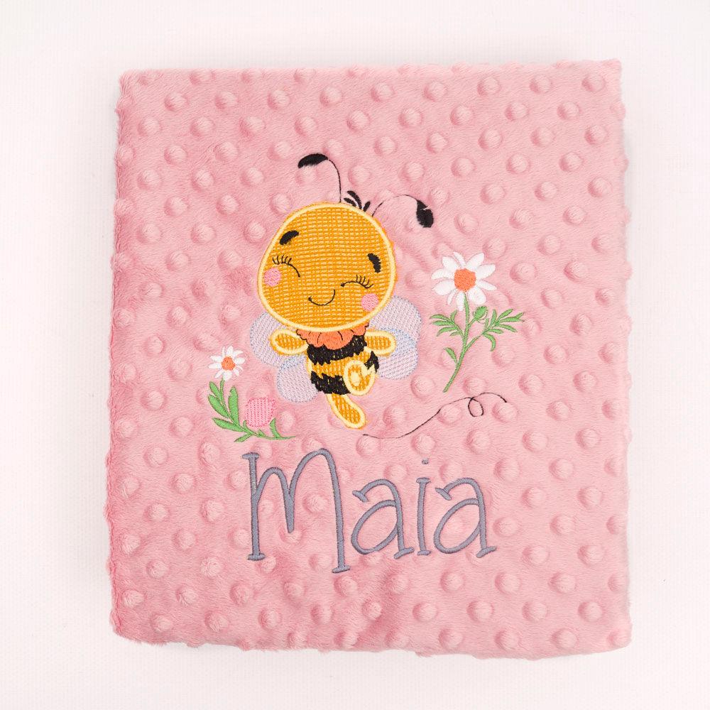 Manta Personalizada Bebé Abeja Nanetes - Nanetes #