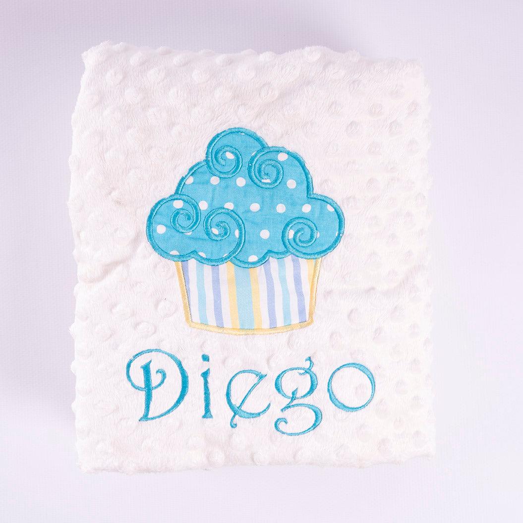 Manta Personalizada Bebé Cupcake Nanetes - Nanetes