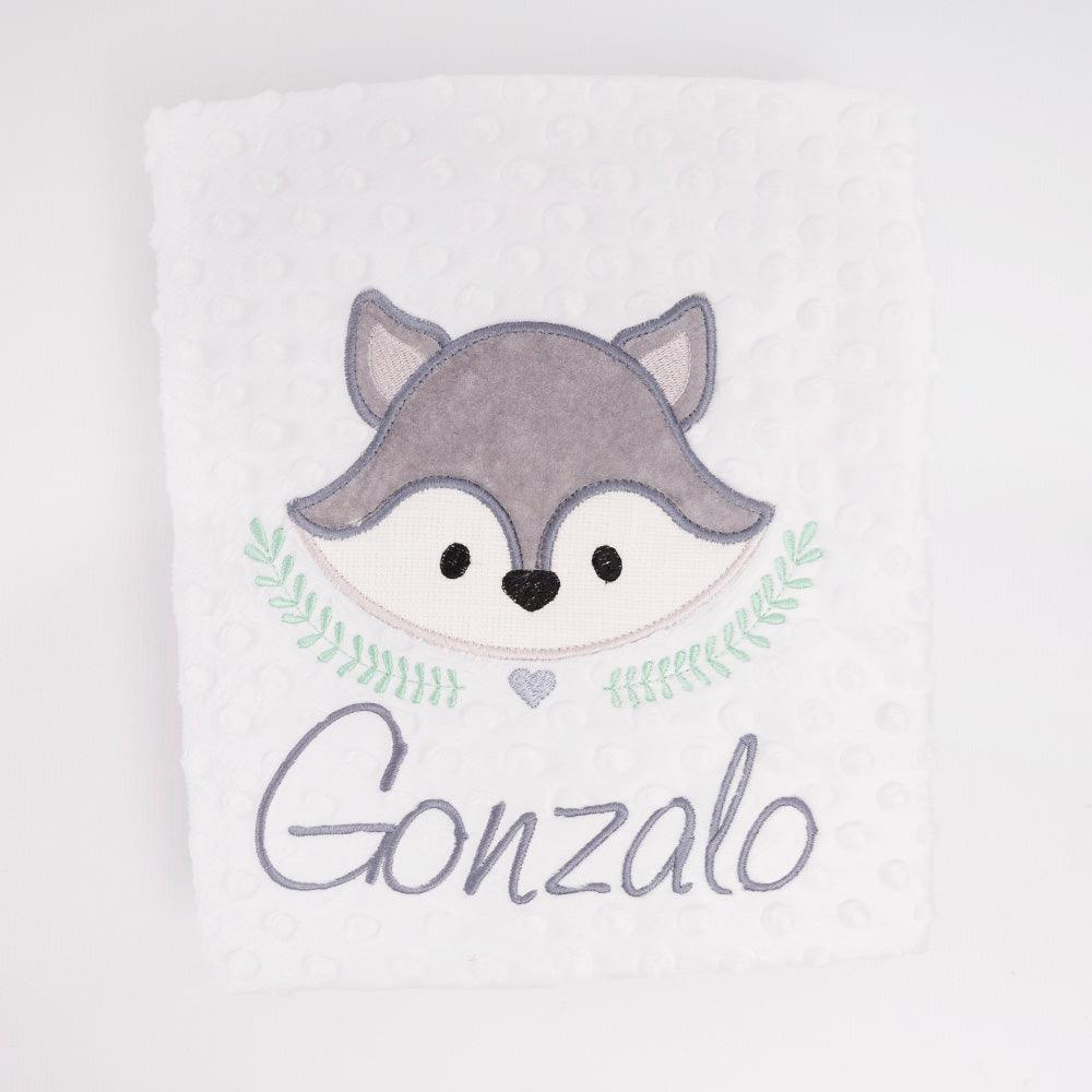 Manta Personalizada Bebé Fox Zorro Nanetes - Nanetes #