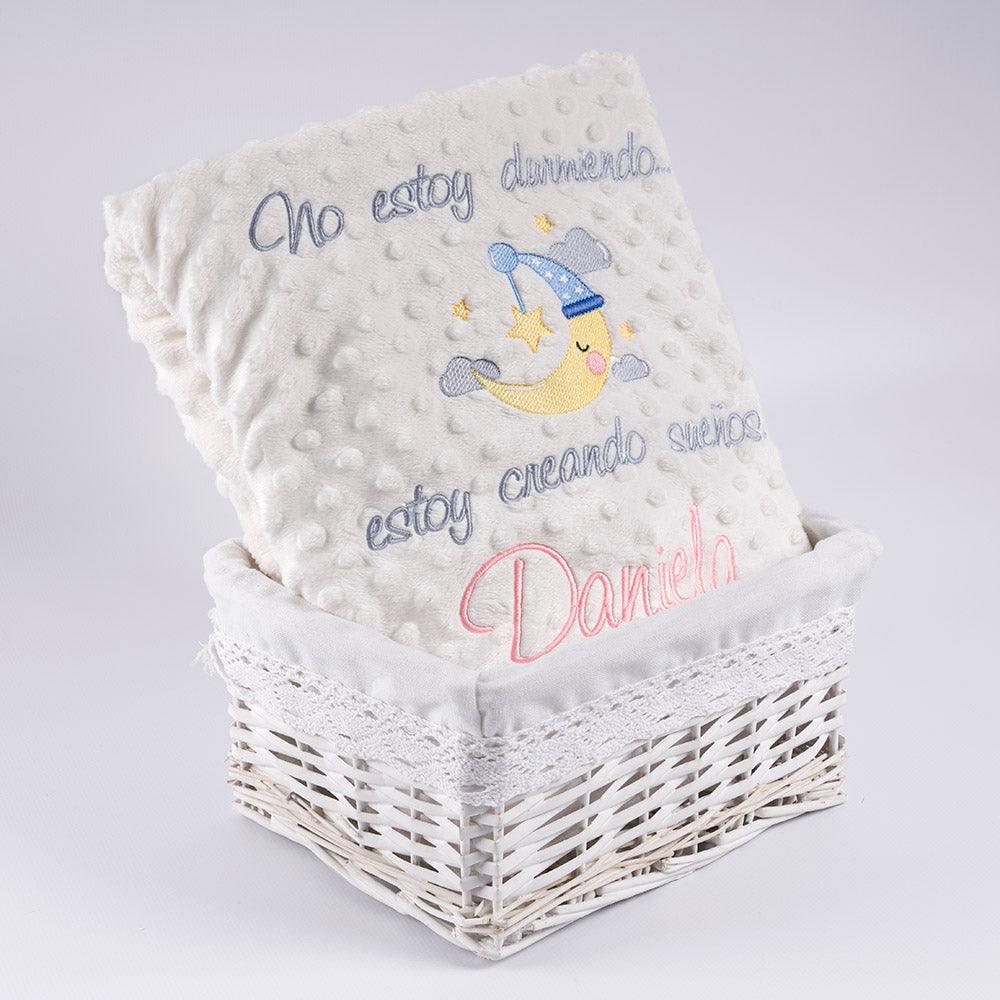 Manta Personalizada Frase No estoy durmiendo - Nanetes