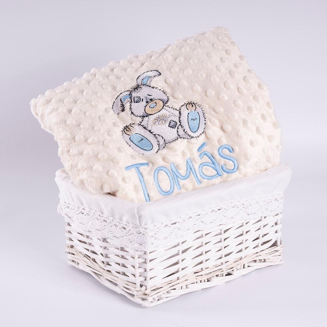 Manta Personalizada Bebé Conejito Old Toy Nanetes - Nanetes