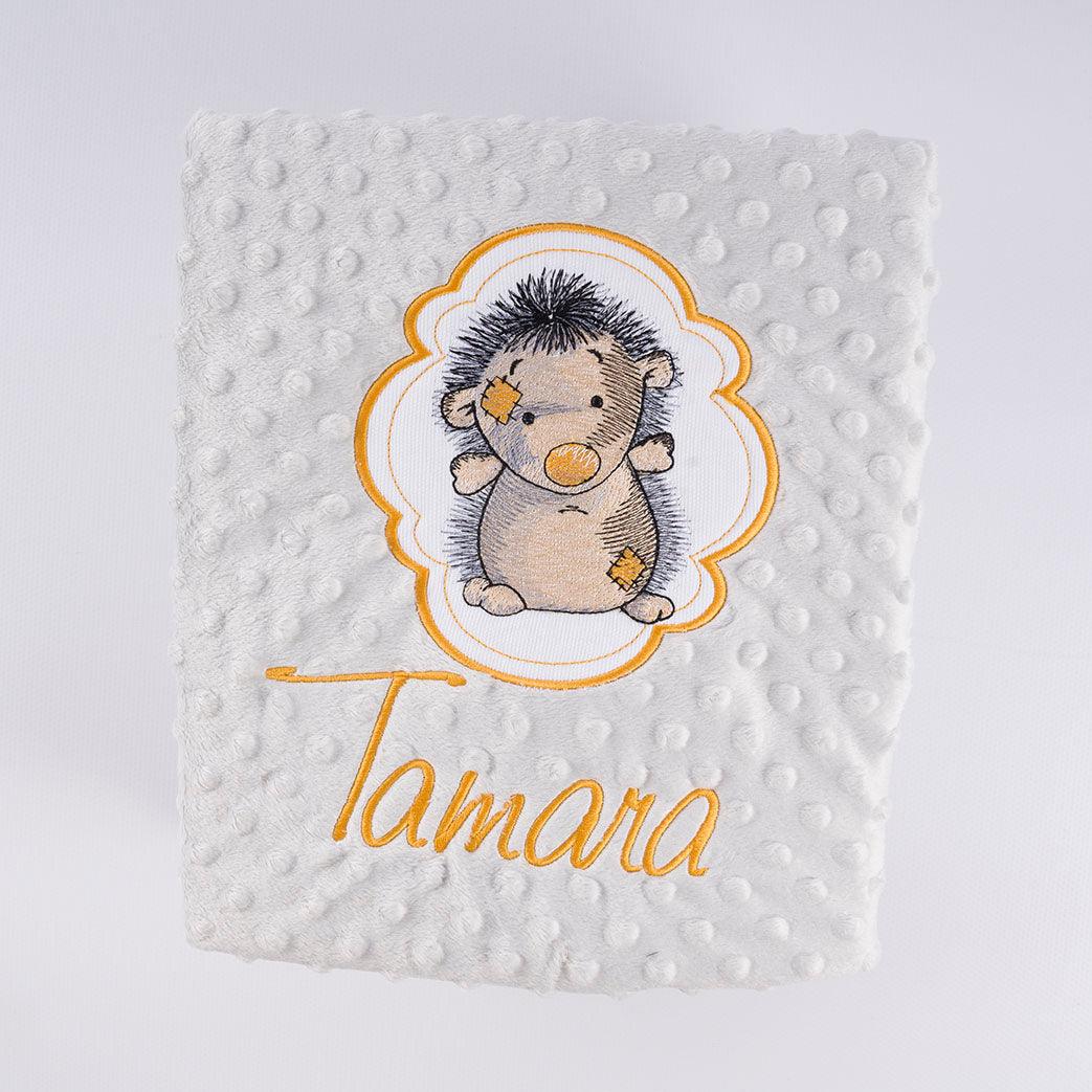 Manta Personalizada Bebé Erizo Old Toy Nanetes - Nanetes