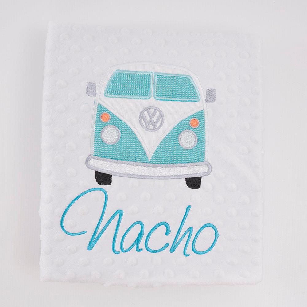 Manta Personalizada Bebé Furgoneta Volkswagen Nanetes - Nanetes