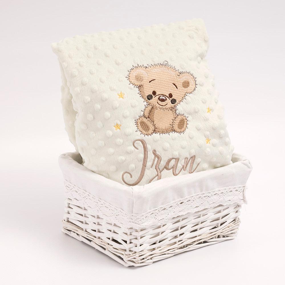 Manta Personalizada Bebé Nanetes Osito Dulce - Nanetes #