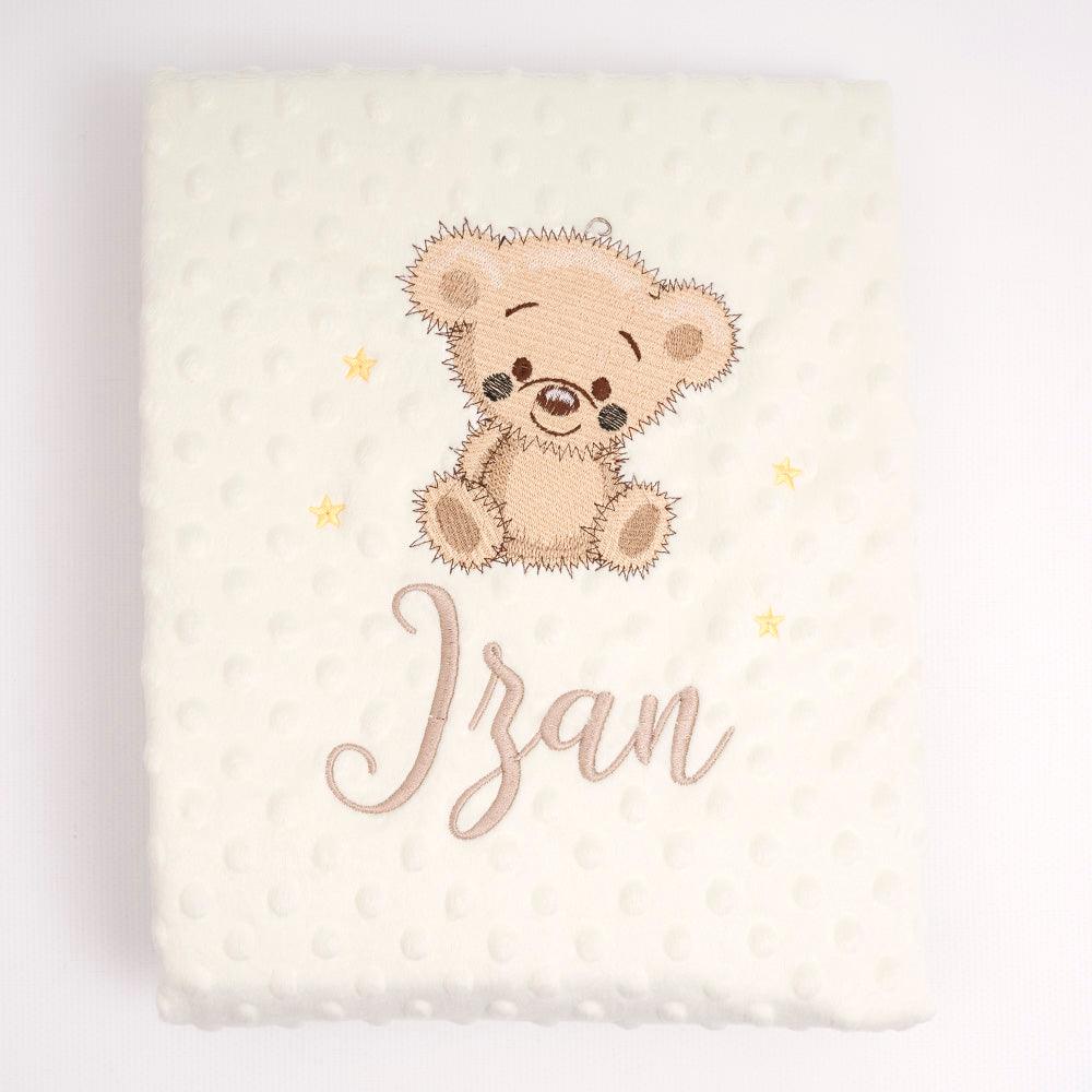 Manta Personalizada Bebé Nanetes Osito Dulce - Nanetes #