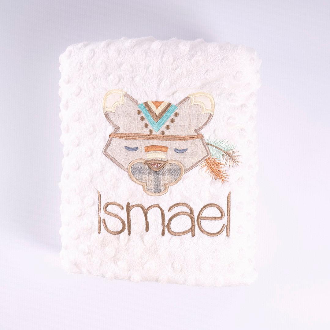 Manta Personalizada Bebé Puma Tribal Nanetes - Nanetes
