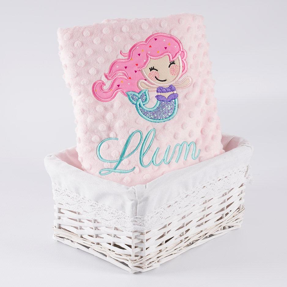 Manta Personalizada Bebé Sirena Nanetes - Nanetes
