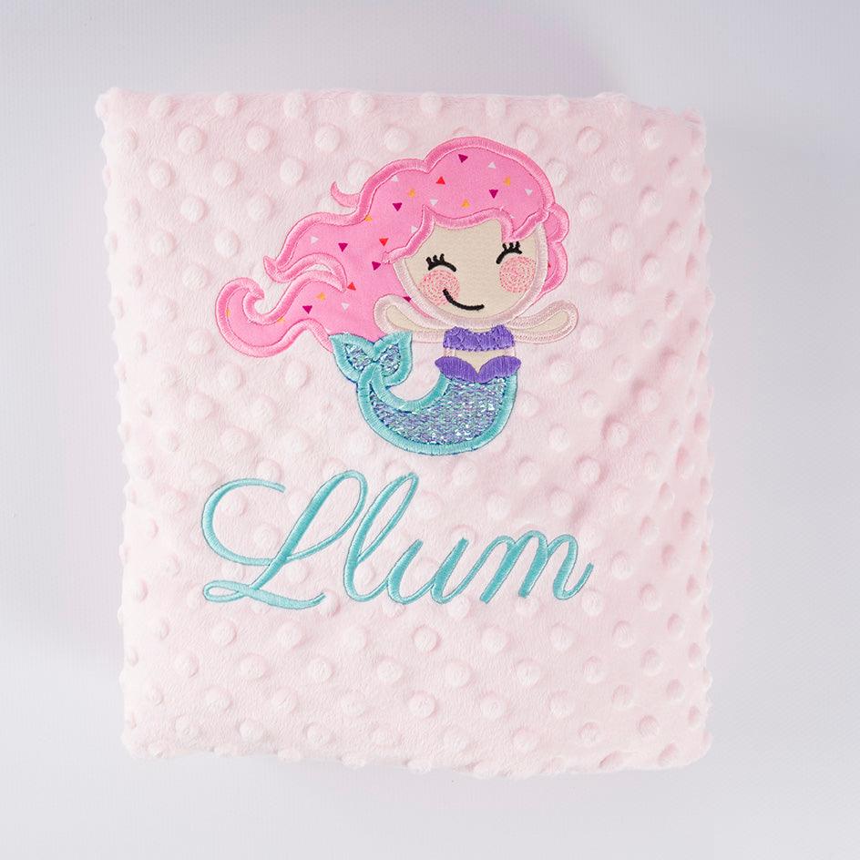 Manta Personalizada Bebé Sirena Nanetes - Nanetes