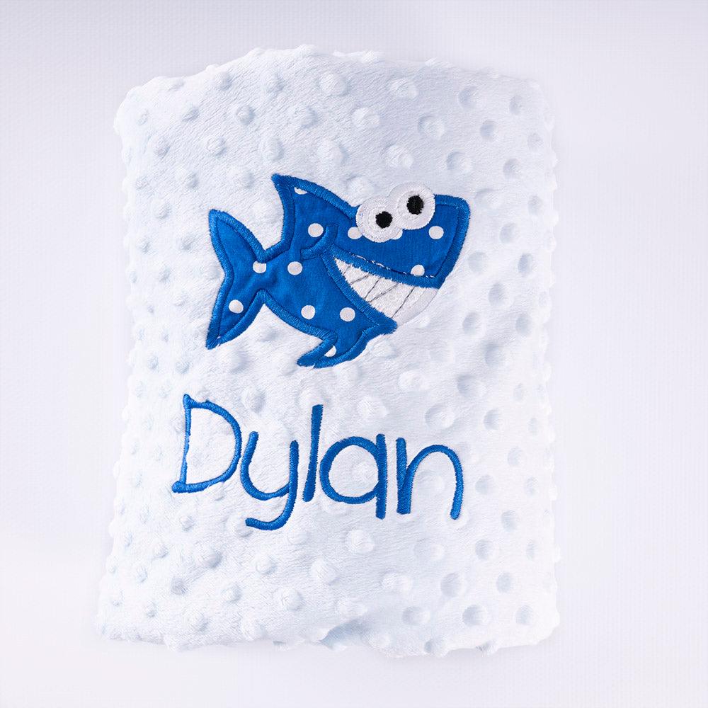 Manta Personalizada Bebé Tiburón Nanetes - Nanetes
