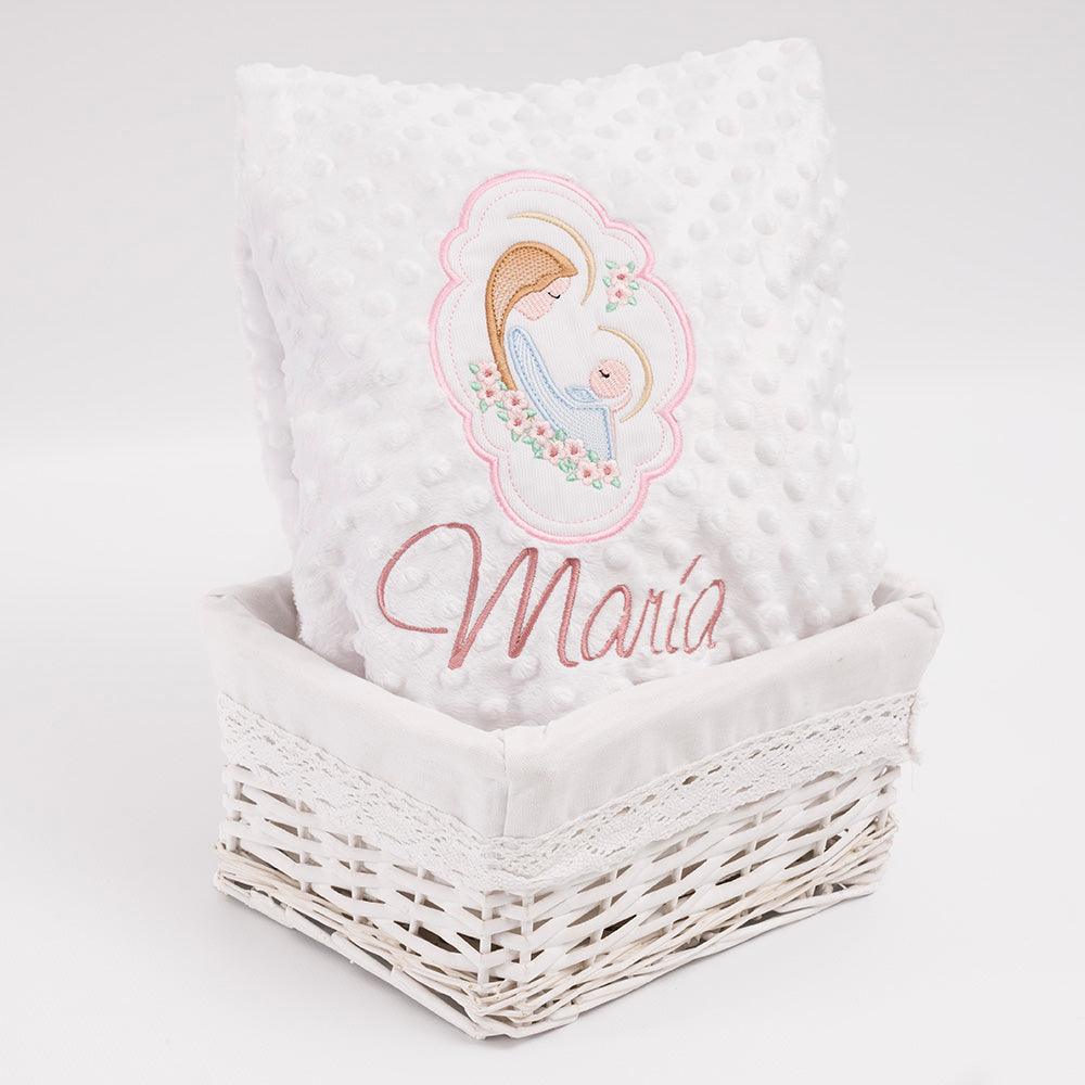 Manta Personalizada Bebé Virgen María Nanetes - Nanetes