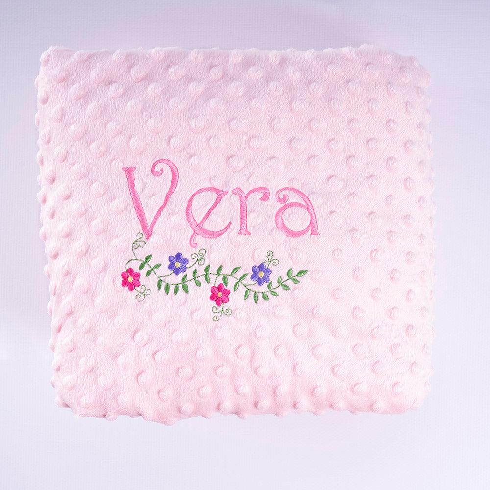 Manta Personalizada Bebé Florecitas Nanetes - Nanetes #