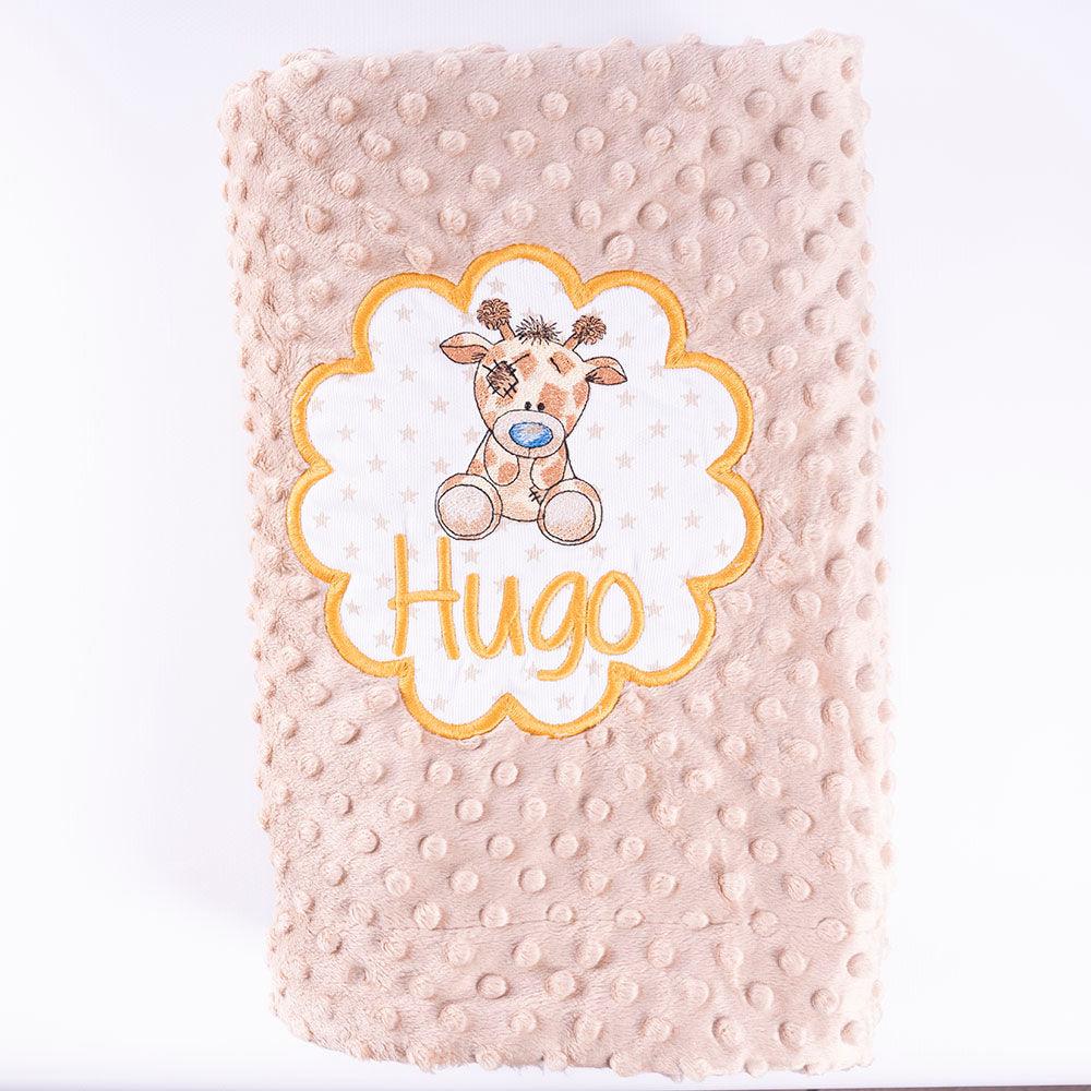 Manta Personalizada Bebé Jirafa Old Toy Nanetes - Nanetes