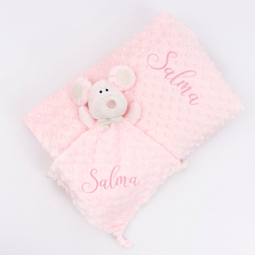 Manta con Dou dou personalizados Bebé Ratoncito Nanetes - Nanetes #