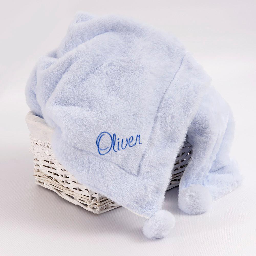 Manta Bebé Personalizada Invierno Pompon - Nanetes #
