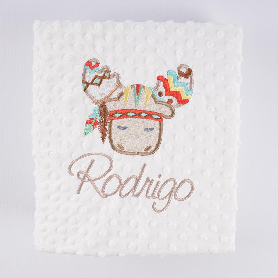 Manta Personalizada Bebé Reno Tribal Nanetes - Nanetes