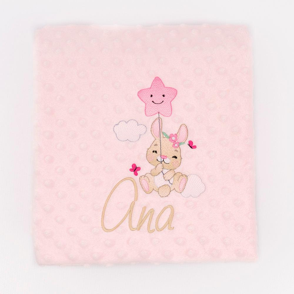 Manta Bebe Conejita estrella Nanetes - Nanetes #