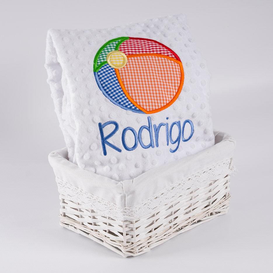 Manta Personalizada Bebé Pelota Balón Nanetes - Nanetes