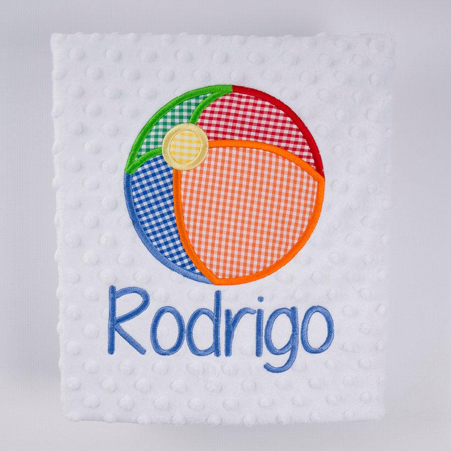 Manta Personalizada Bebé Pelota Balón Nanetes - Nanetes