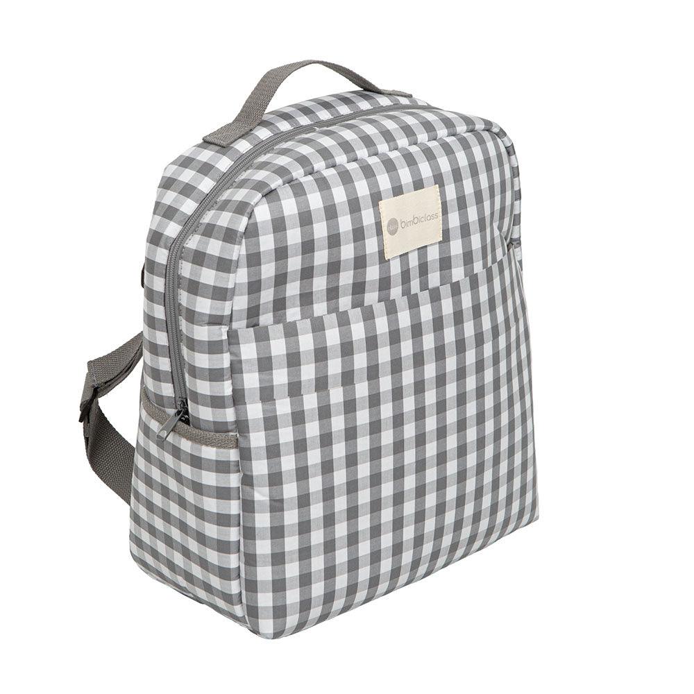 Mochila infantil vichy gris bimbi - Nanetes #