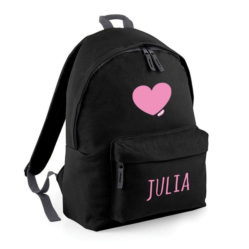 Mochila Escolar personalizada negro - Nanetes #